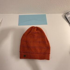 Orange Knit Beanie